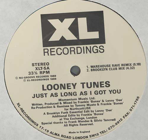 Frankie "Bones"* & Lenny "Dee"* : Just As Long As I Got You (12", Single)