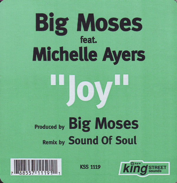 Big Moses Feat. Michelle Ayers : Joy (12")