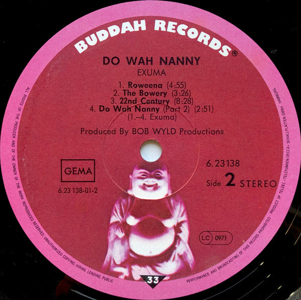 Exuma : Do Wah Nanny (LP, Album, RE)