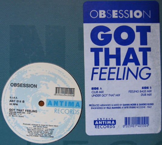 Obsession (8) : Got That Feeling (12")