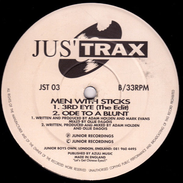 Men With Sticks : 3rd Eye (12")