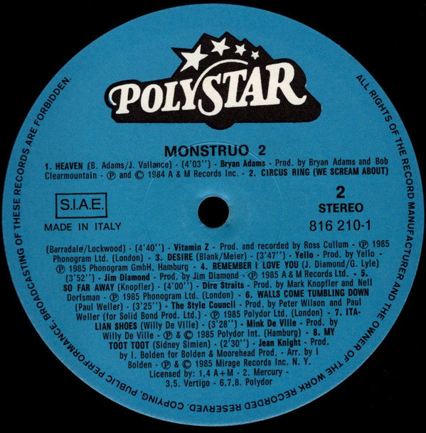 Various : Monstruo-2 (LP, Comp)