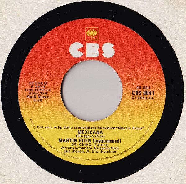 Billie Hughes : Martin Eden (7")