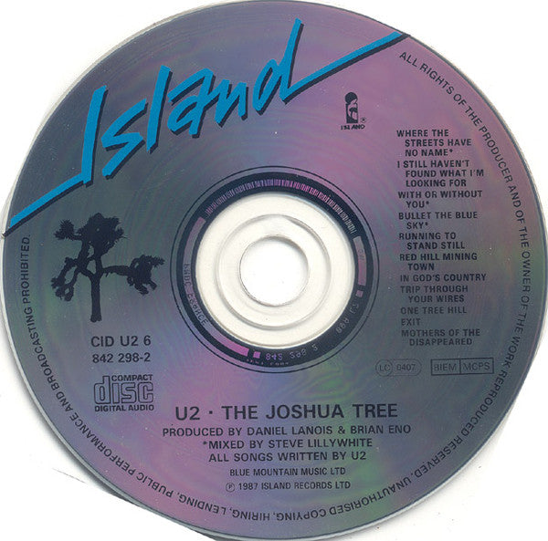 U2 : The Joshua Tree (CD, Album, RE, PMD)