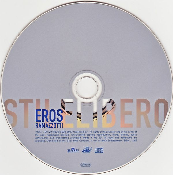 Eros Ramazzotti : Stilelibero (CD, Album, Enh)