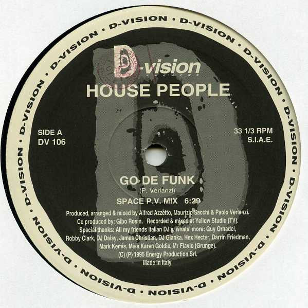 House People (2) : Go De Funk / House Fever (12")