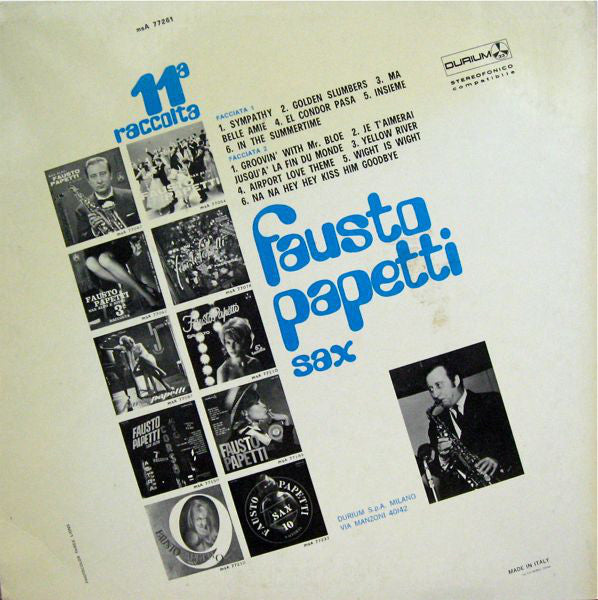 Fausto Papetti : 11a Raccolta (LP, Album)