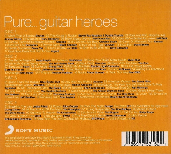 Various : Pure... Guitar Heroes (4xCD, Comp)