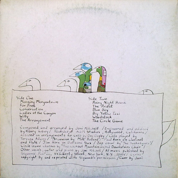 Joni Mitchell : Ladies Of The Canyon (LP, Album, RE, Gat)