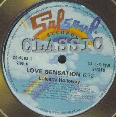 Loleatta Holloway / First Choice : Love Sensation  /  Love & Happiness (12")