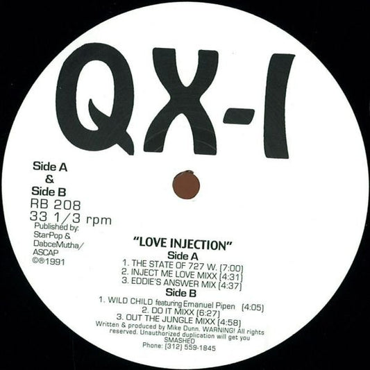 QX-1 : Love Injection (12", RE)