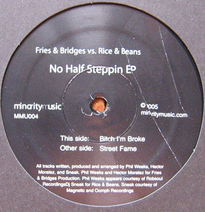 Fries & Bridges vs. Rice & Beans : No Half Steppin EP (12", EP)