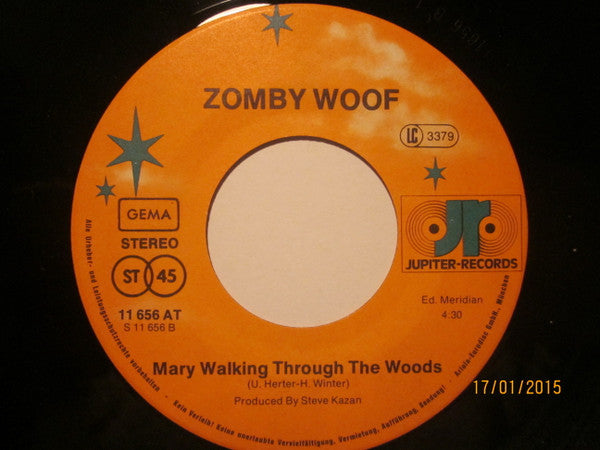 Zomby Woof : Dora's Drive / Mary Walking Through The Woods (7", Single)