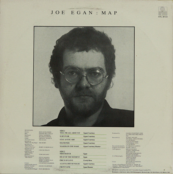 Joe Egan : Map (LP, Album)