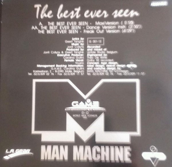 Man Machine (2) : The Best Ever Seen (12")