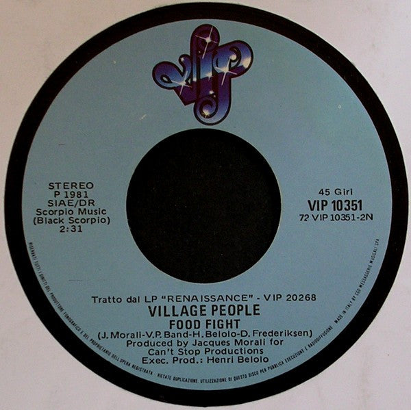 Village People : 5 O'Clock In The Morning (7", Single)