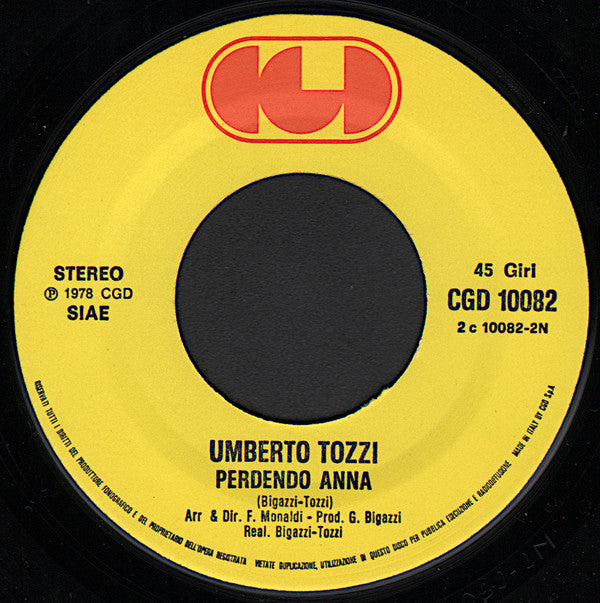 Umberto Tozzi : Tu (7", Single)