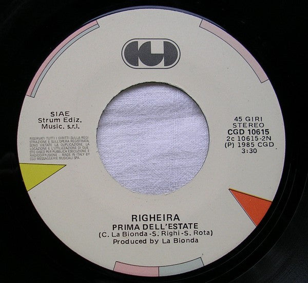 Righeira : L'Estate Sta Finendo (7", Single)