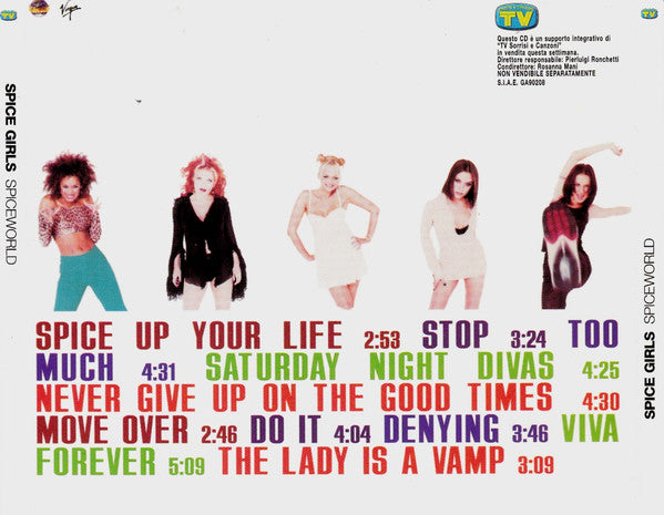 Spice Girls : Spiceworld (CD, Album, RE)