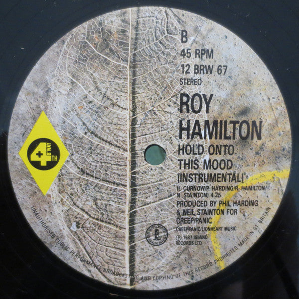 Roy Hamilton : Hold Onto This Mood (12")