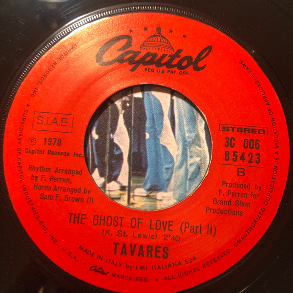 Tavares : The Ghost Of Love (Part 1 & 2 ) (7")