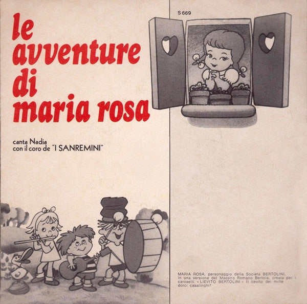 I Sanremini : Le Avventure Di Maria Rosa - W Le Bambine (7")