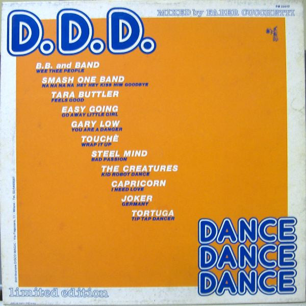 Various : D.D.D. Manhattan Dance Dance Dance (LP, Ltd, Mixed)
