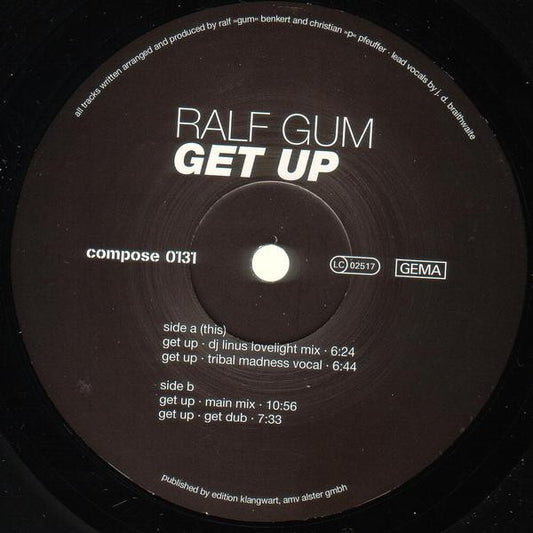 Ralf GUM : Get Up (12")