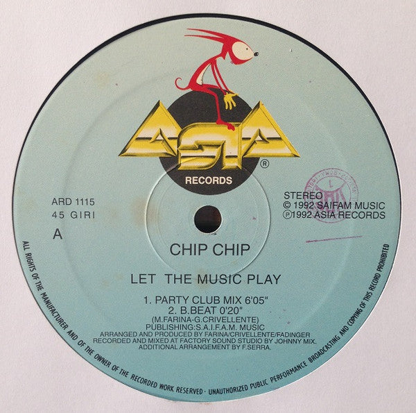 Chip Chip : Let The Music Play (12")