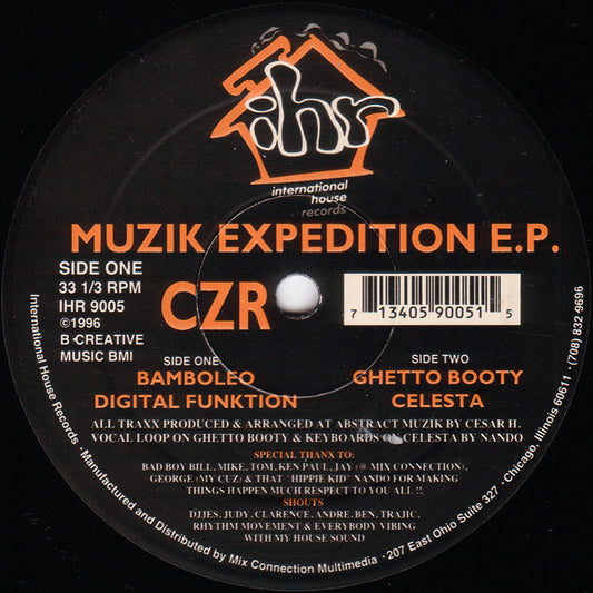 CZR : Muzik Expedition E.P. (12", EP)