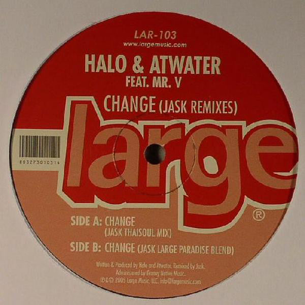 Halo & Atwater : Change (Jask Remixes) (12")