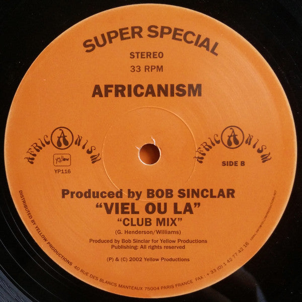 Africanism : Viel Ou La (2x12", Ora)