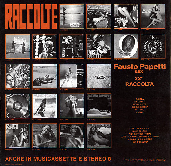 Fausto Papetti : 22ª Raccolta (LP, Album, Gat)