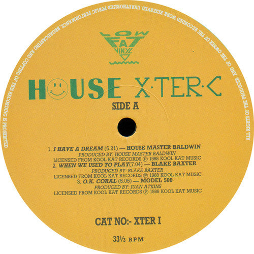 Various : House X-Ter-C (2xLP, Comp)