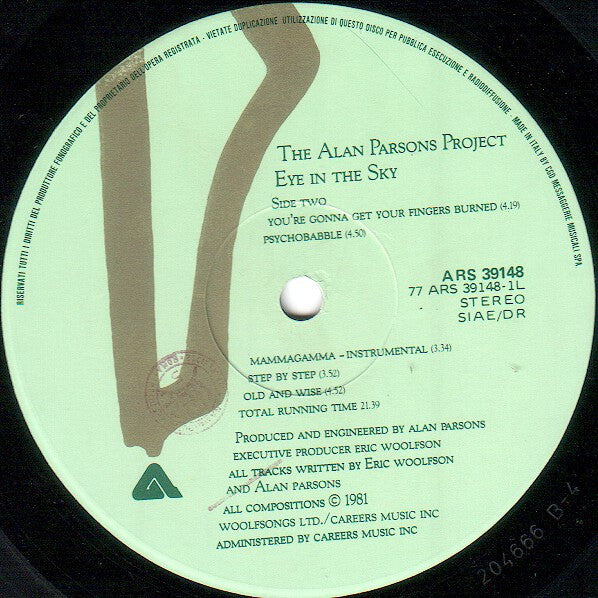 The Alan Parsons Project : Eye In The Sky (LP, Album)