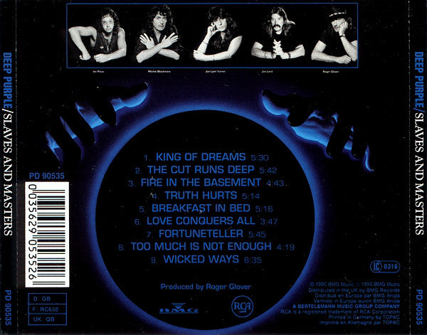 Deep Purple : Slaves And Masters (CD, Album)