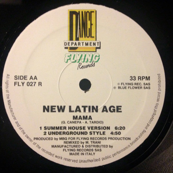 New Latin Age : Mama (Remixes) (12")