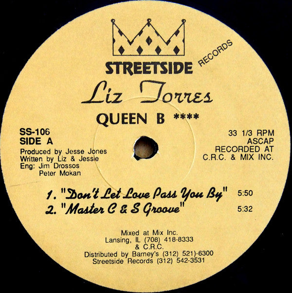 Liz Torres : Queen B **** (12")