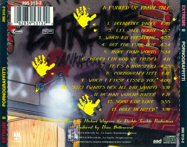 Extreme (2) : Extreme II : Pornograffitti (A Funked Up Fairytale) (CD, Album, RP)