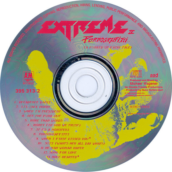Extreme (2) : Extreme II : Pornograffitti (A Funked Up Fairytale) (CD, Album, RP)