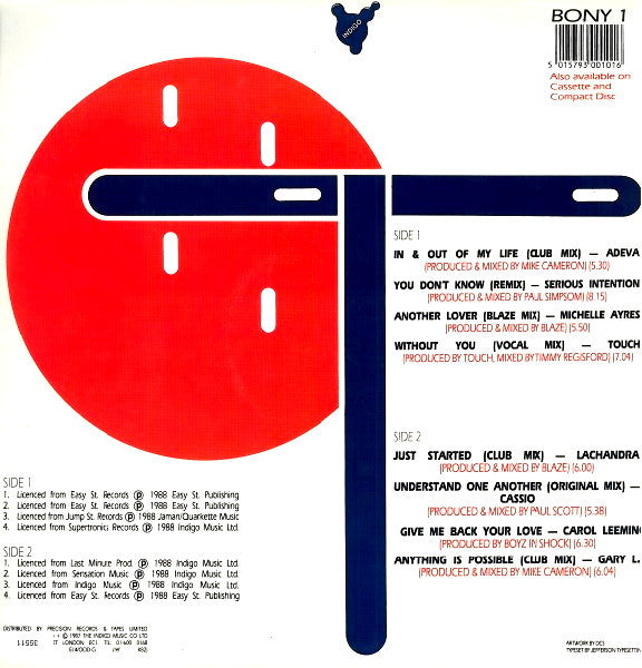 Various : Garage Trax 1 - The Sound Of New York Garage (LP, Comp)