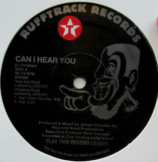 James Christian : Can I Hear You (12")