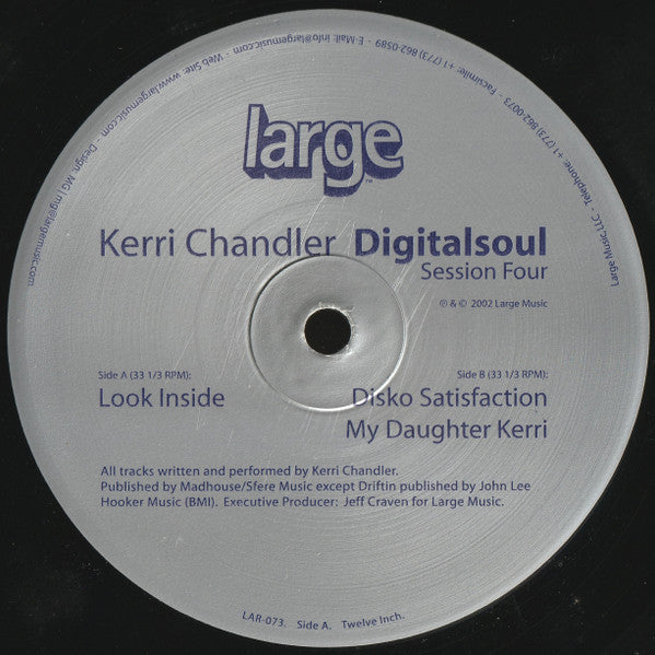 Kerri Chandler : Digitalsoul (Session Four) (2x12")