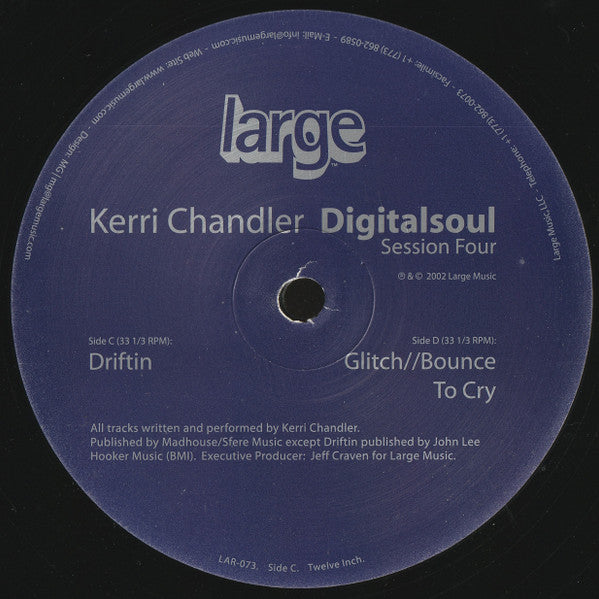 Kerri Chandler : Digitalsoul (Session Four) (2x12")