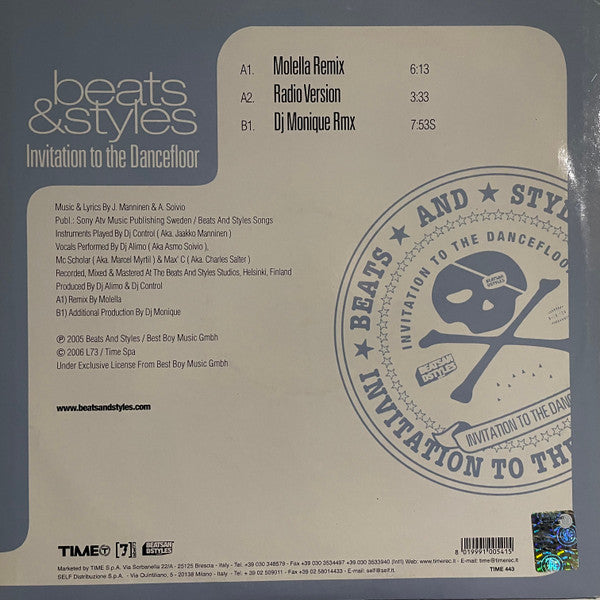 Beats And Styles : Invitation To The Dancefloor (12")