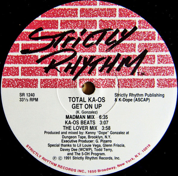 Total Ka-Os : My Love / Get On Up (12")