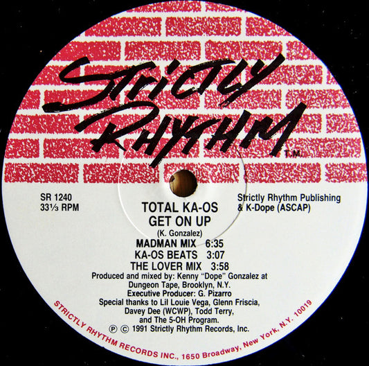 Total Ka-Os : My Love / Get On Up (12")