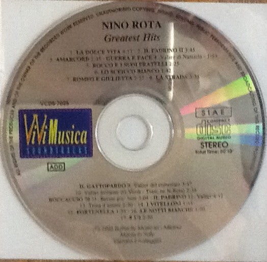 Nino Rota : Greatest Hits (CD, Comp)