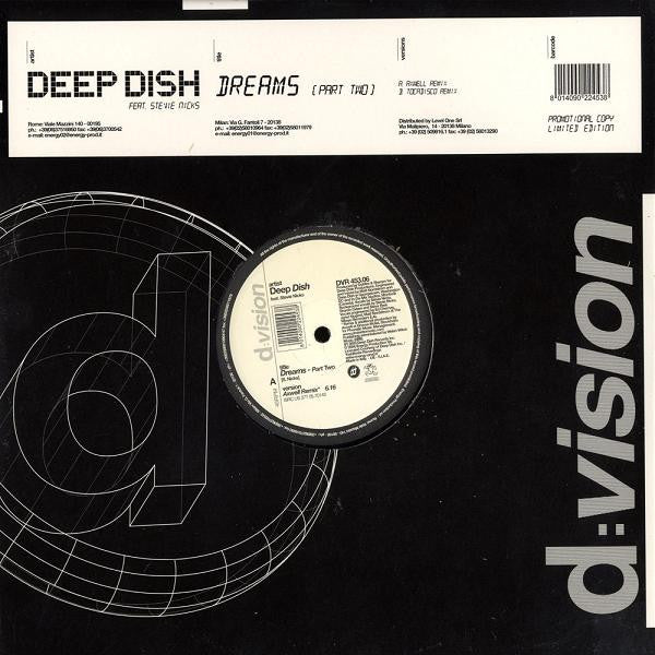 Deep Dish Feat. Stevie Nicks : Dreams (Part Two) (12", Ltd, Promo)