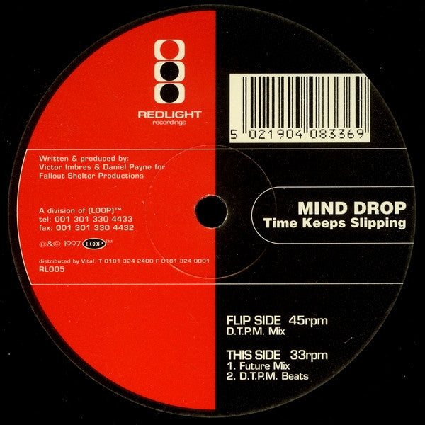 Mind Drop : Time Keeps Slipping (12")